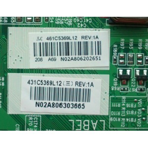 MAIN / SANYO 431C5369L12 / 461C5369L12 / SSD42T / VTV-L42612 / MODELO DP46142	